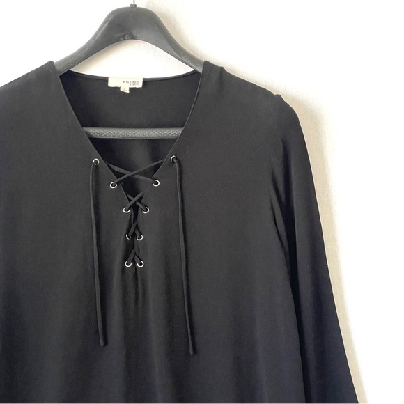ARITZIA Wilfred Free Redling Lace Up Blouse - Picture 5 of 11